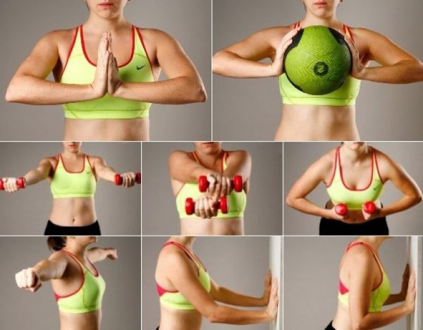 упражнения для мышц груди