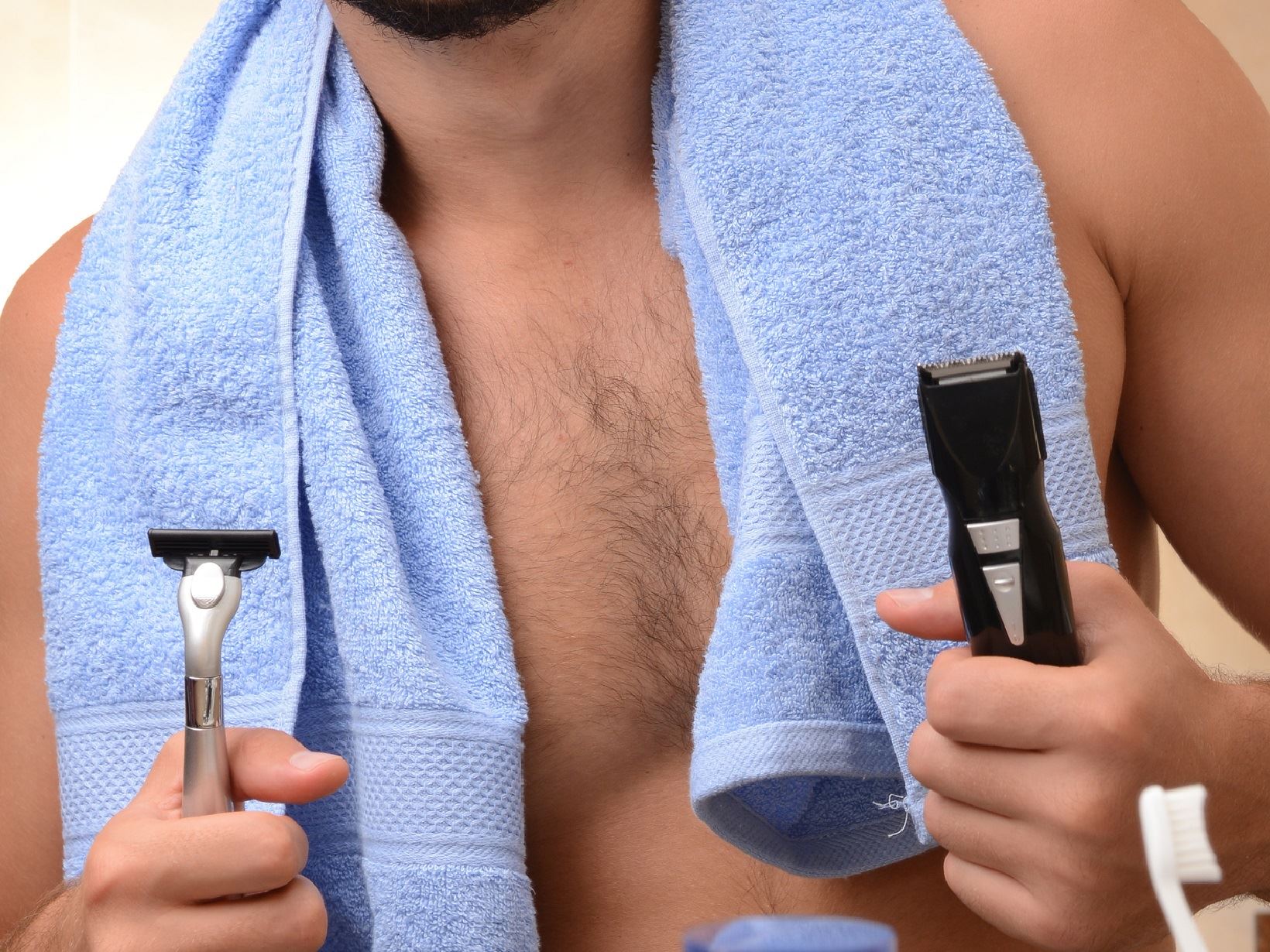Интимная гигиена мужчине бритье
