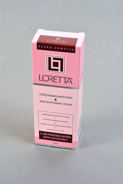 Отбеливающий крем Loretta