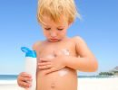 Ребёнок и солнцезащитное средство