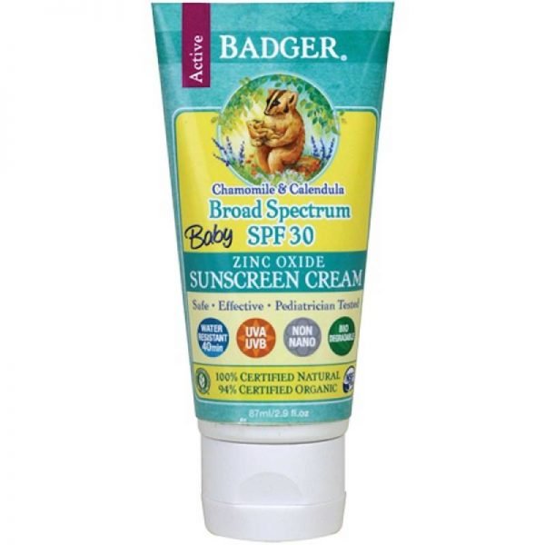 Badger Company «Детский солнцезащитный крем, отпугивающий насекомых»