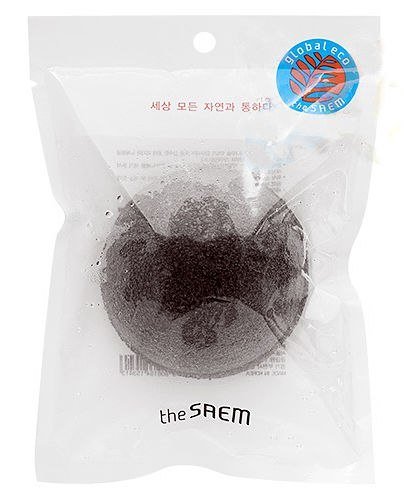 100% Charcoal Jelly Cleansing Puff от бренда The Saem