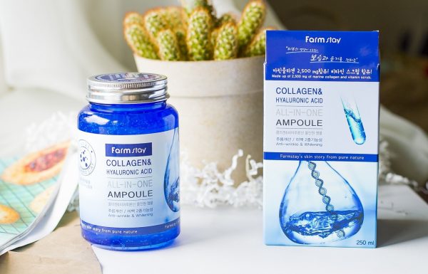 Сыворотка для лица Farmstay All-In-One Collagen & Hyaluronic Acid Ampoule